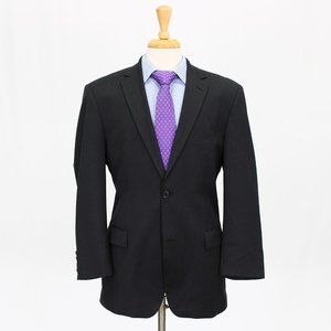 Hugo Boss 40R Gray Wool Two Button Sport Coat Blazer Jacket V971